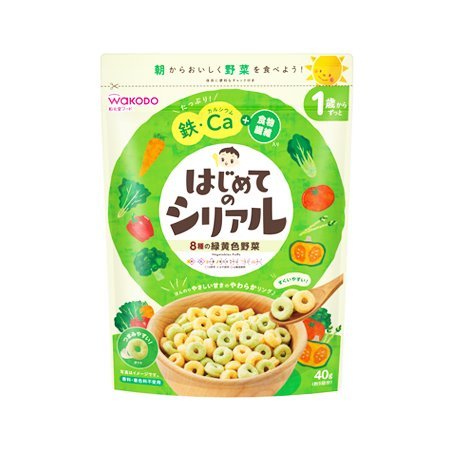 和光堂 はじめてのシリアル 8種の緑黄色野菜   40g