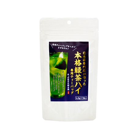 井ヶ田製茶 日本茶専門店が作った本格緑茶ハイ専用ティーバッグ  7P