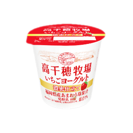 南日本酪農 高千穂牧場いちごヨーグルト濃密仕立て  80g