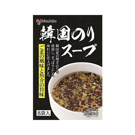 オリオンジャコー 韓国のりスープ  8袋入