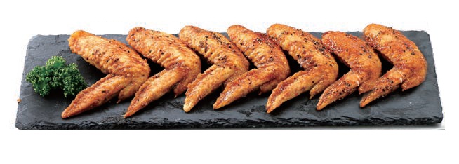 【1/4～5お届け分限り】＜便限定＞黒胡椒風味の手羽先唐揚 大 8本