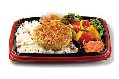【1/9~12お届け分限り】<便限定>昭和女子大学生考案!彩り野菜と豆腐ハンバーグ弁当 1パック