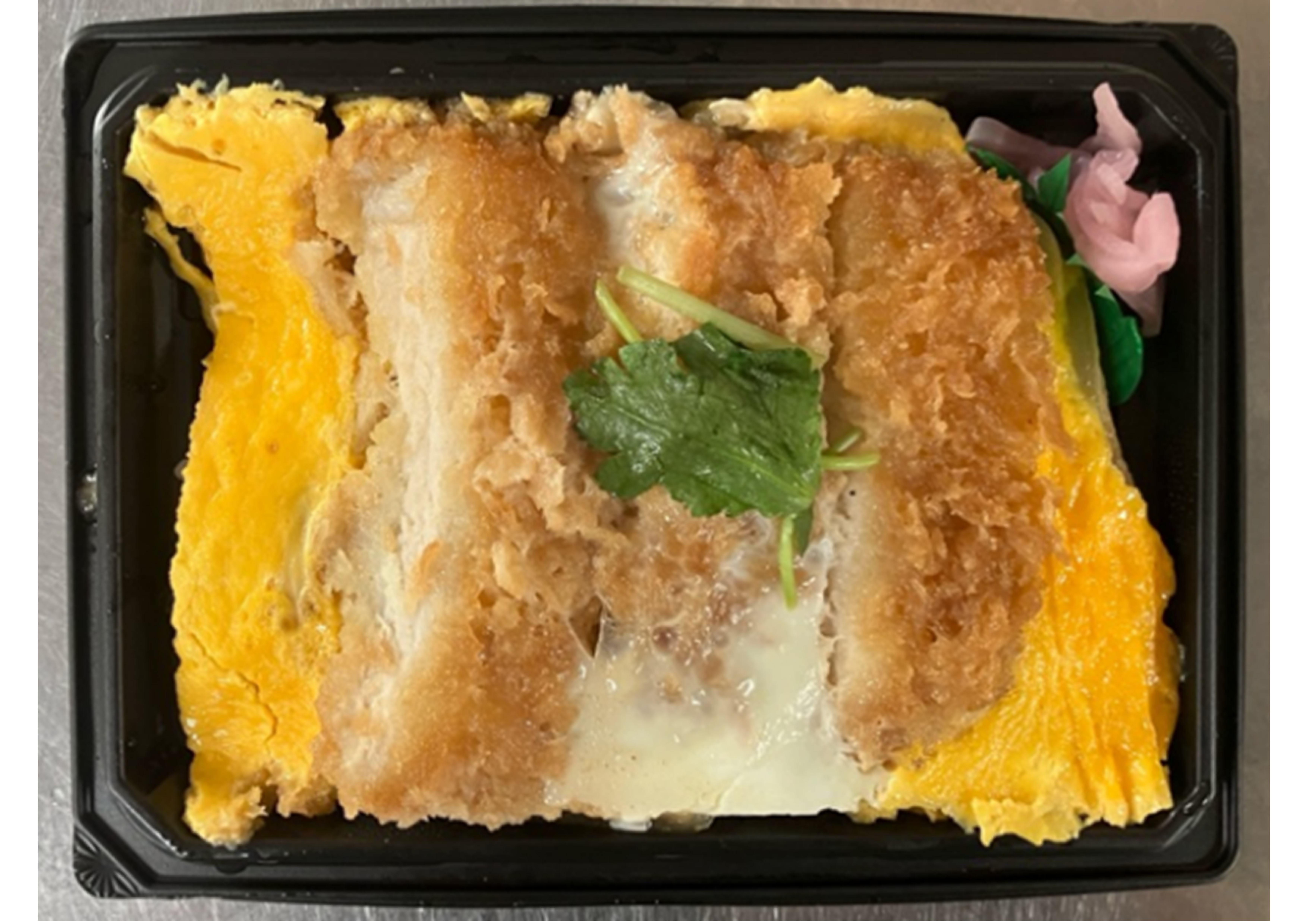 【便限定】3種出汁の割下!四元豚ロースかつ重 小 1パック