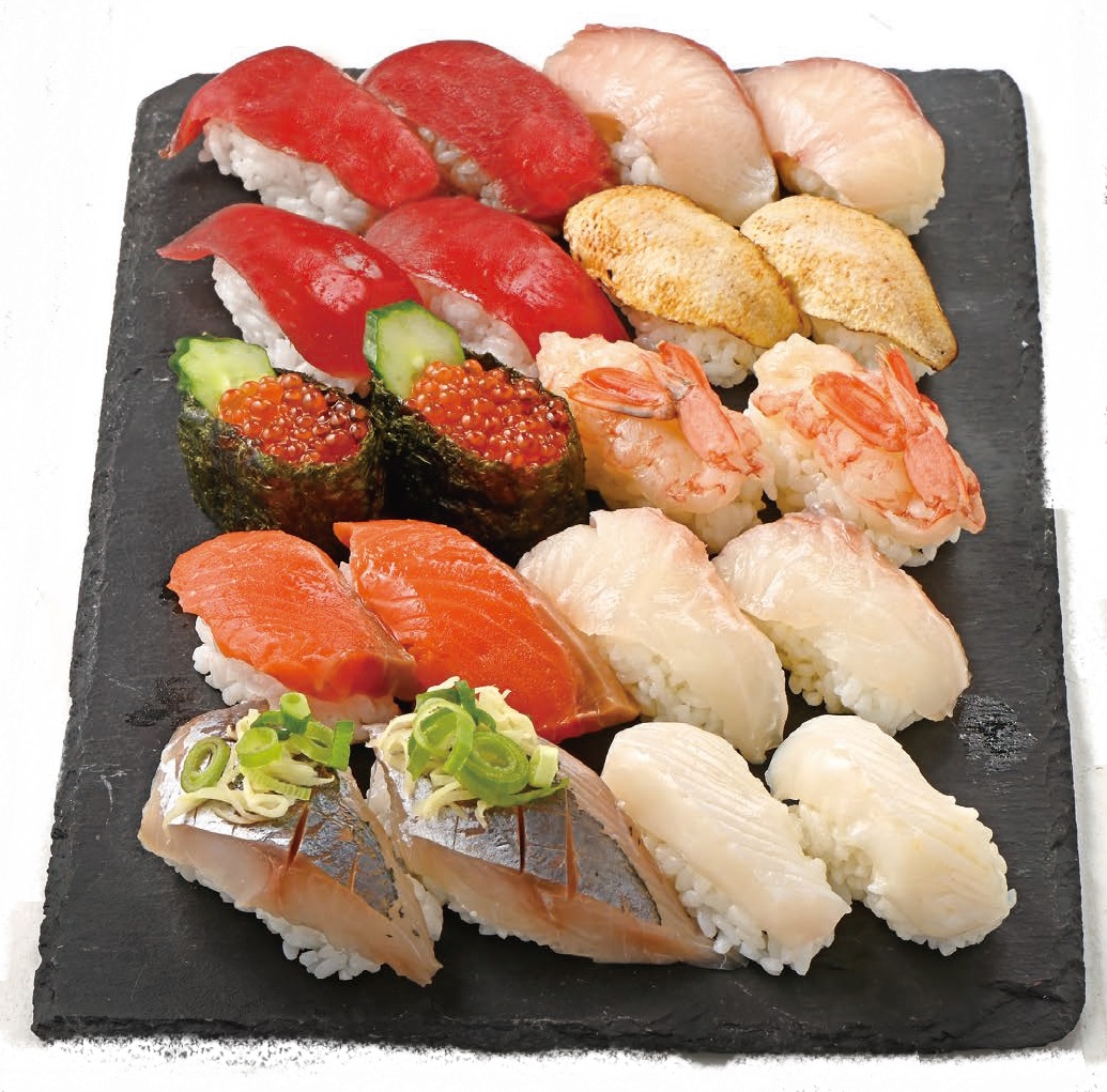 【11/8~11/9お届け分限り】<便限定>本まぐろ赤身入り!贅沢にぎり寿司(大) 20貫