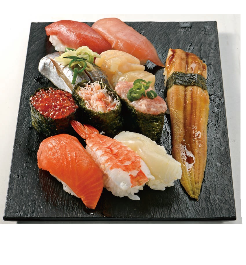 【11/7~11/9お届け分限り】<便限定>本まぐろ赤身・一本穴子が入った彩りにぎり寿司 11貫