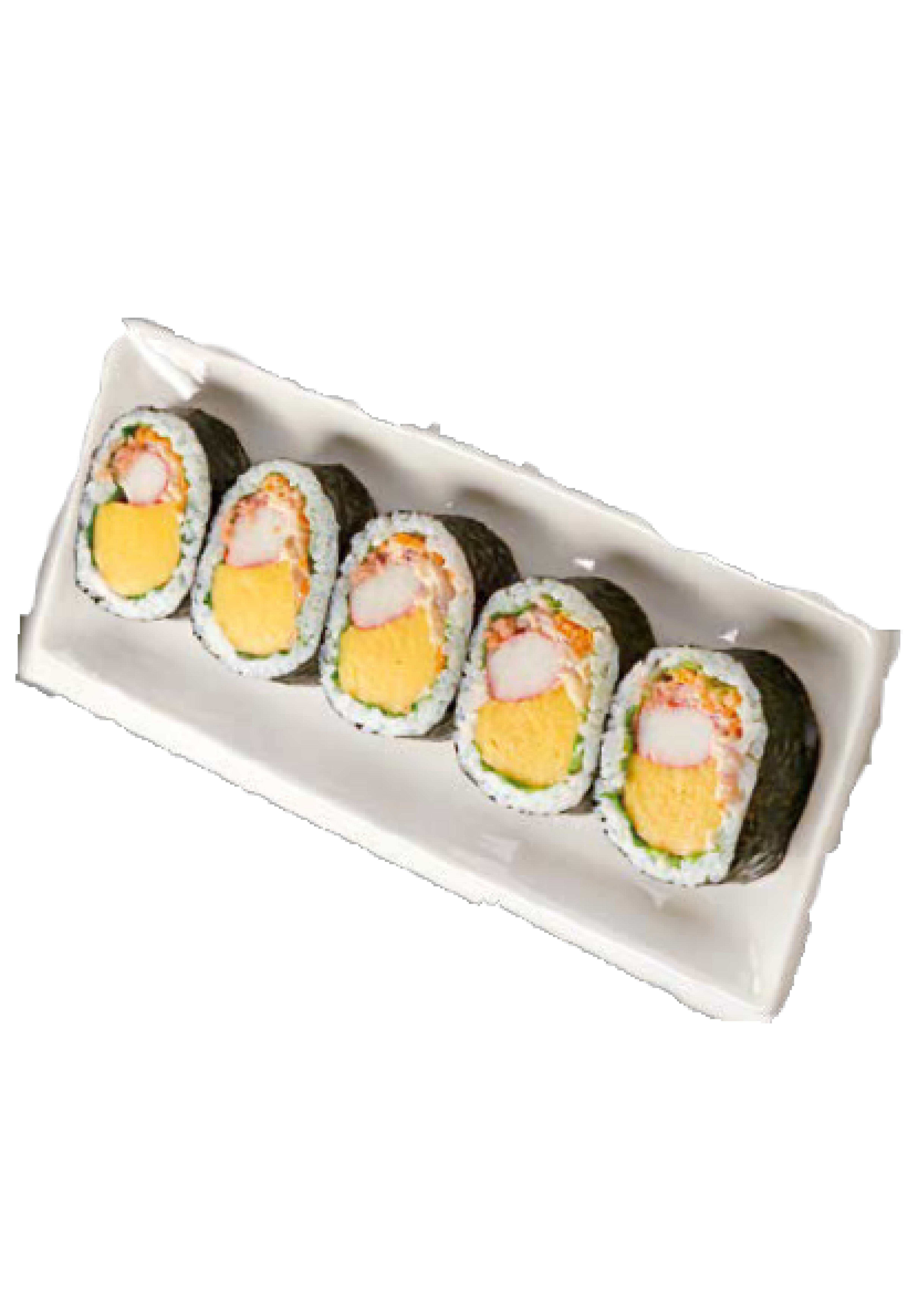【10/9～12お届け分限り】＜便限定＞スギヨのカニカマ使用！サラダ太巻　5切