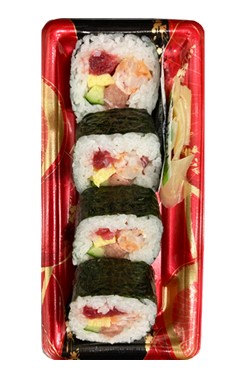【10/27~10/28お届け分限り】<便限定>大鉢まぐろとたたき鮪の太巻 4切