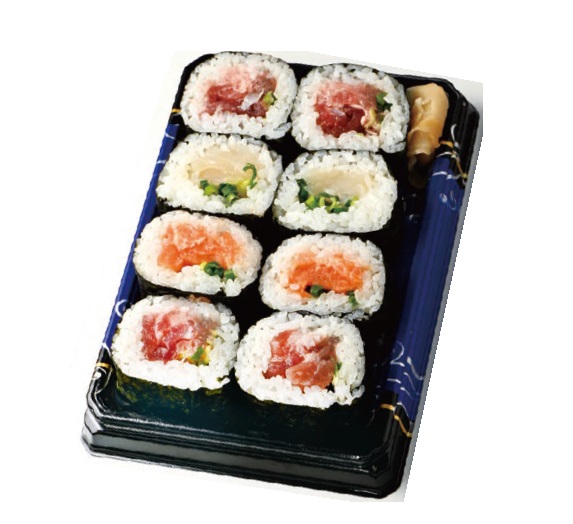 【11/21～24お届け分限り】＜便限定＞具材愉しむ！太巻詰合せ（鮪・サーモン・帆立） 8切
