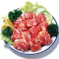 国産若どり唐揚用(モモ肉) 3L 550g