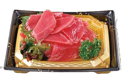 【5/3～6お届け分限り】本まぐろ（解凍・養殖）刺身(平盛り) 10切