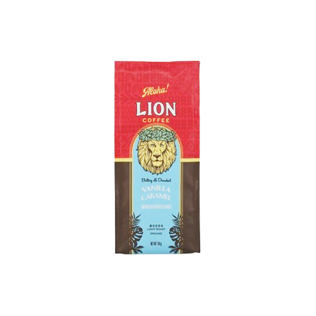【粉】ライオンコーヒー バニラキャラメル 140g