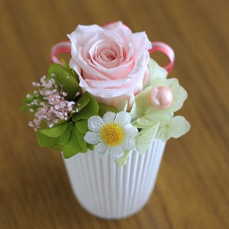 【10/1～31お届け分限り】プリザーブドフラワー 1個