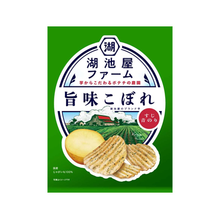 湖池屋 湖池屋ファーム 旨味こぼれ すじ青のり  55g