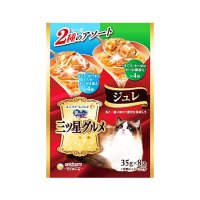 銀のスプーン三ツ星グルメパウチジュレまぐろ・かつお しらす・かにかま添え&かつお節添え35g×8個