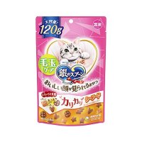 銀のスプーン おいしい顔が見られるおやつ 毛玉ケア カリカリシーフード 120g