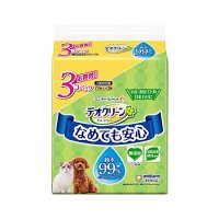 デオクリーン 純水99%ウェットティッシュ つめかえ 70枚×3