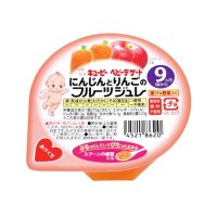 キユーピーベビーデザートにんじんとりんごのフルーツジュレ  70g