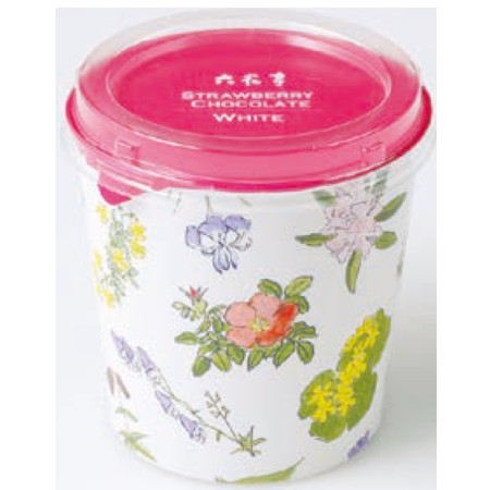 【12/19～20お届け分限り】※数量限定 六花亭ストロベリーチョコ　ホワイト 130ｇ