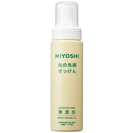 洗顔料 miwa ミヨシ 無添加泡の洗顔せっけん 本体 200ml: 日用雑貨・ペット