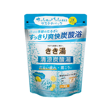 きき湯 清涼炭酸湯 さわやかレモンの香り 360g