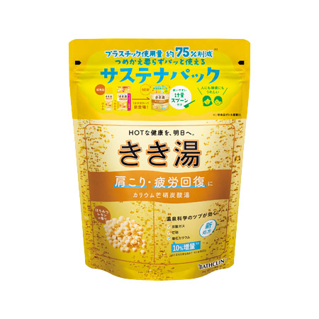 [え]バスクリン きき湯 カリウム芒硝炭酸湯 360g