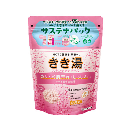 [え]バスクリン きき湯 クレイ重曹炭酸湯 360g