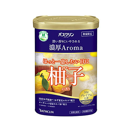 【数量限定】バスクリン濃厚アロマ柚子 600g