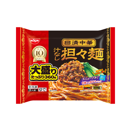 日清中華 汁なし担々麺大盛り  360g