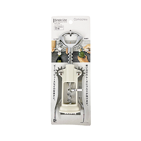パール金属 Simple use スムーズワインコルク抜 1個