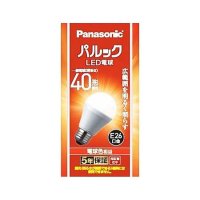 パナソニック パルック LED電球 4.4W（電球色相当） LDA4LGK4 1個