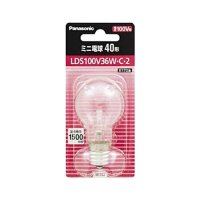 パナソニック ミニ電球 36W 40形(クリア) 1個 LDS100V36WC2
