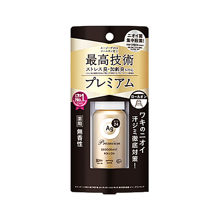 資生堂 Agデオ24 プレミアムデオドラントロールオン 無香性 40ml