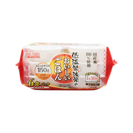 アイリスフーズ 低温製法米のおいしいごはん　6食