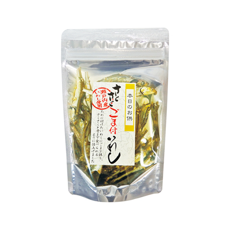 味の花壇 さくさくごま付きいわし  50g