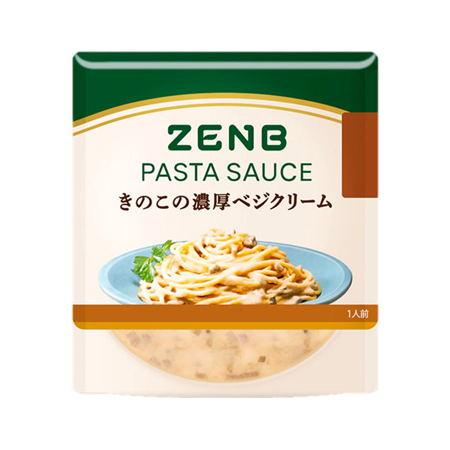 ZENBJAPAN パスタソース きのこの濃厚ベジクリーム  100g
