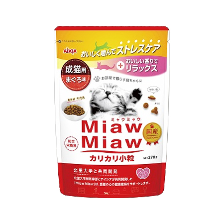 アイシア ミャウミャウカリカリ小粒 まぐろ味 270g