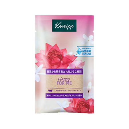 クナイプ バスソルト ハッピーフォーミー ロータス＆ジャスミンの香り 50g