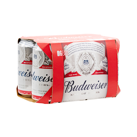 インベブ バドワイザー  330ｍｌ 6缶