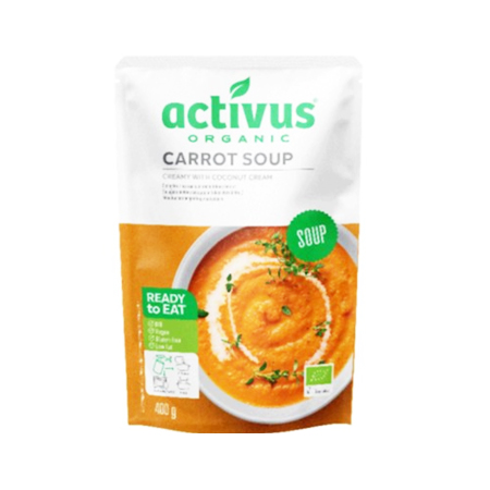 ムソー activus オーガニックキャロットスープ 400g