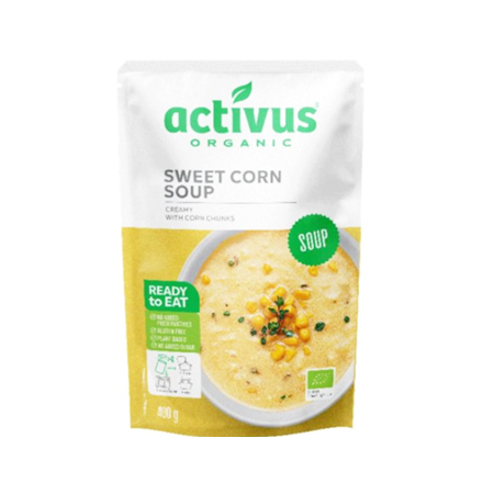 ムソー activus オーガニックコーンスープ 400g