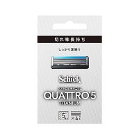 シック クアトロ5 チタニウム 替刃 4個