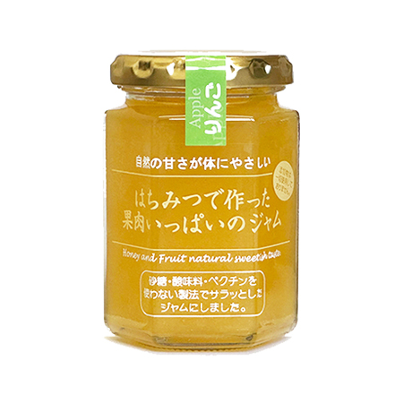 ヒロタカ はちみつで作った果肉いっぱいのジャム りんご  150g