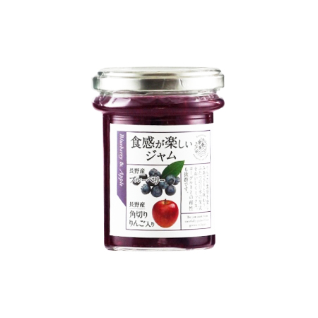 はなのみ 食感が楽しいジャム 長野産ブルーベリー  160g