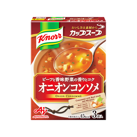 味の素 クノールカップスープオニオンコンソメ  3袋入