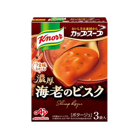 クノール カップスープ 濃厚海老のビスク  3袋入