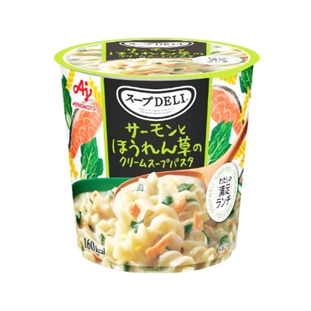 味の素 クノール スープDELI サーモンとほうれん草のクリームスープパスタ  39g