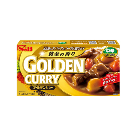エスビー ゴールデンカレー 中辛  198g