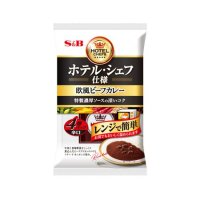 エスビー ホテルシェフ仕様 欧風ビーフカレー 辛口    4袋入