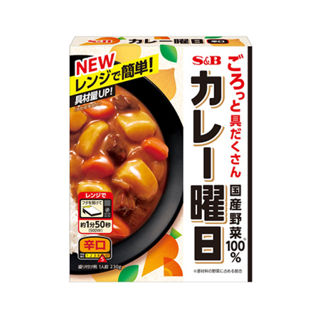 エスビー カレー曜日 辛口  230g
