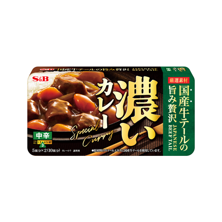 エスビー 濃いカレー 中辛  172g